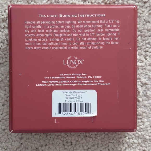 Lennox Yuletide glow tree tea light holder - Picture 3 of 5